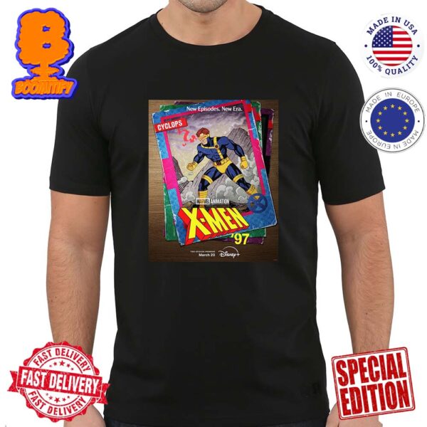 Official Poster For Marvel Animation X-Men 97 Card Cyclops New Episodes New Era March 20th Classic T-Shirt