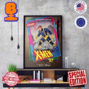 Official Poster For Marvel Animation X-Men 97 Card Cyclops New Episodes New Era March 20th Wall Decor Poster Canvas