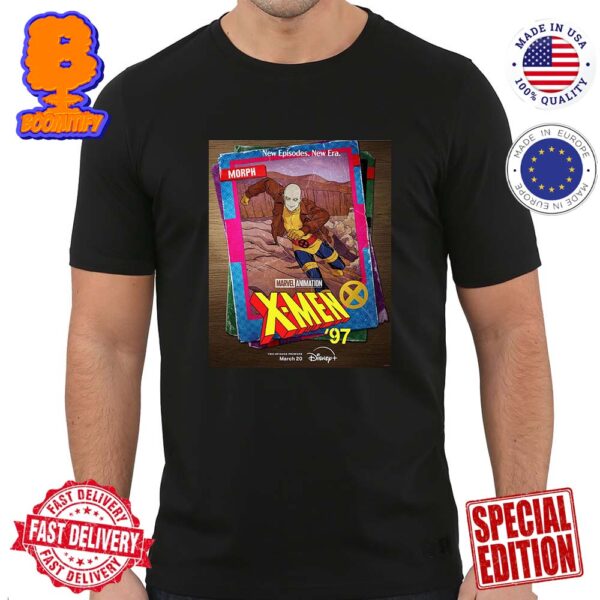 Official Poster For Marvel Animation X-Men 97 Card Morph New Episodes New Era March 20th Classic T-Shirt