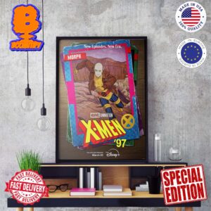 Official Poster For Marvel Animation X-Men 97 Card Morph New Episodes New Era March 20th Wall Decor Poster Canvas