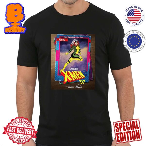 Official Poster For Marvel Animation X-Men 97 Card Rogue New Episodes New Era March 20th Classic T-Shirt