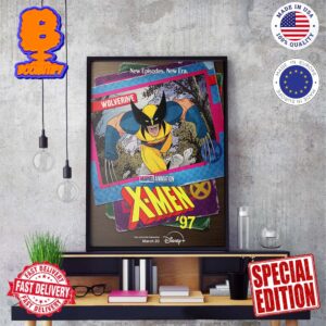 Official Poster For Marvel Animation X-Men 97 Card Wolverine New Episodes New Era March 20th Wall Decor Poster Canvas