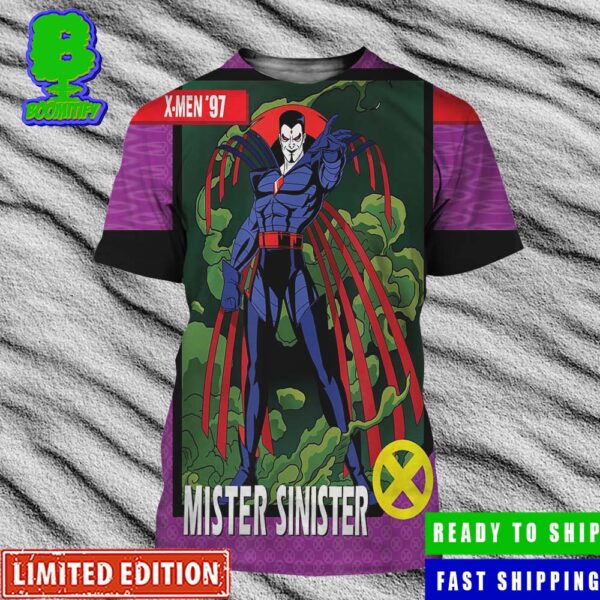 Official Poster For X-Men 97 Mister Sinister All Over Print Shirt