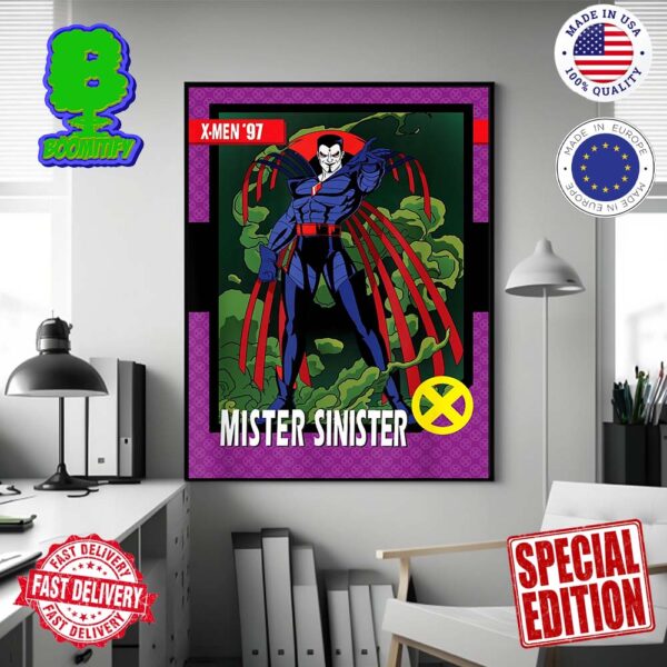 Official Poster For X-Men 97 Mister Sinister Poster Canvas