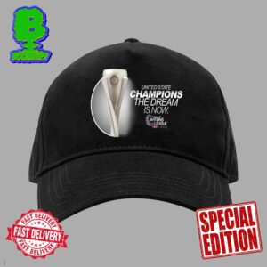 Official USMNT Concacaf Nations League Champions 2024 The Dream Is Now Classic Cap Snapback Hat