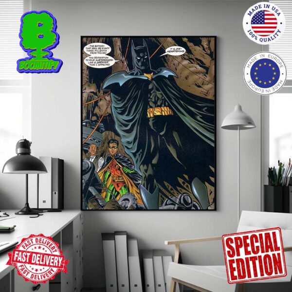 One Million Batman Earth-0 853rd Century Home Decor Poster Canvas