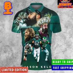 Philadelphia Eagles Jason Kelce Congrats On An Incredible NFL Career Jason Kelce Retirement Tribute Polo Shirt