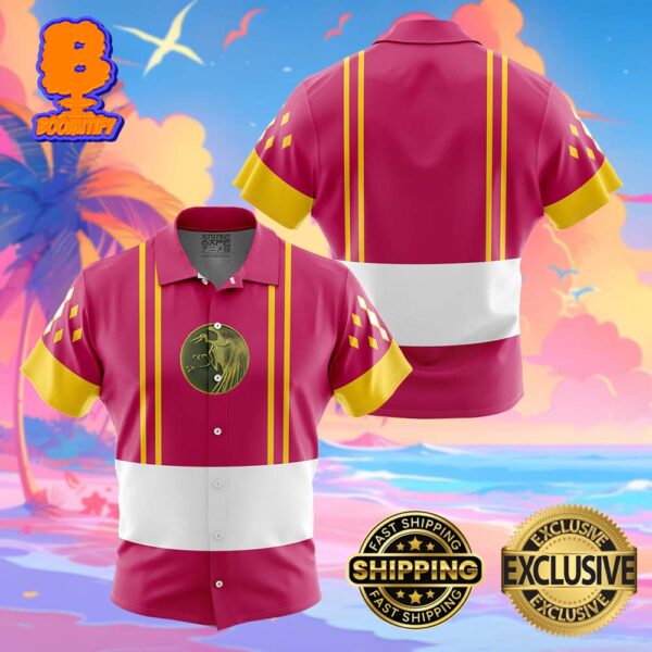 Pink Ranger Ninjetti Mighty Morphin Power Rangers Funny Summer Collections Hawaiian Shirt For Men And Women