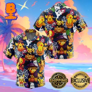 Pokemon Halloween Funny Summer Collections Hawaiian Shirt For Men And Women