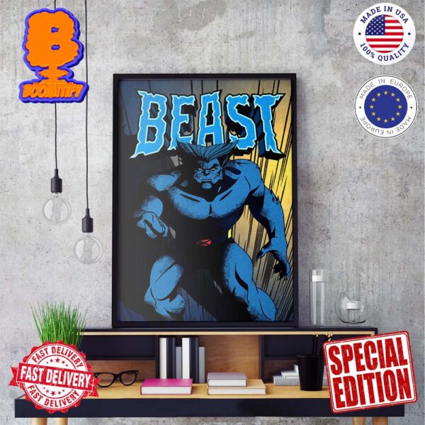 Poster Beast Promotional Art For X-Men 97 Wall Decor Poster Canvas