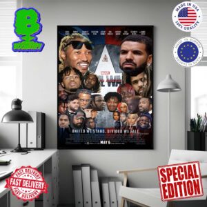 Poster Captain America Drake And Future Civil War Home Decor Poster Canvas