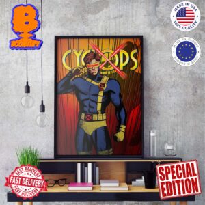 Poster Cyclops Promotional Art For X-Men 97 Wall Decor Poster Canvas