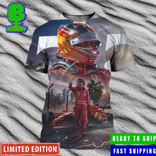 Poster For Carlos Sainz Australian GP Winner All Over Print Shirt