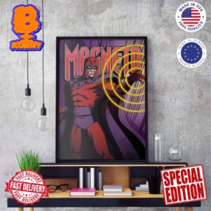 Poster Magneto Promotional Art For X-Men 97 Wall Decor Poster Canvas