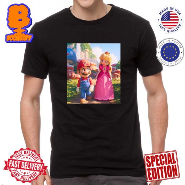 Poster Movie New For Super Mario Bros In The Works In Theaters On April 3 2026 Classic T-Shirt