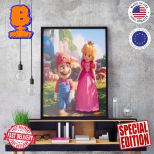 Poster Movie New For Super Mario Bros In The Works In Theaters On April 3 2026 Wall Decor Poster Canvas