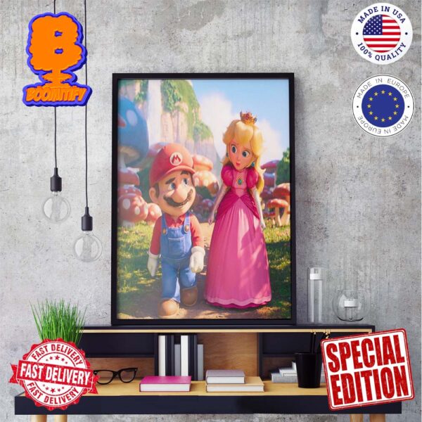 Poster Movie New For Super Mario Bros In The Works In Theaters On April 3 2026 Wall Decor Poster Canvas