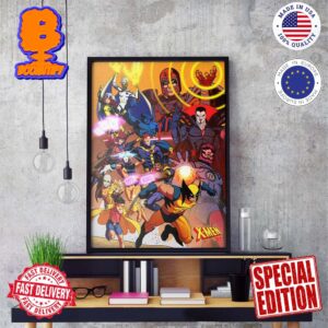 Poster Promotional Art For X-Men 97 Wall Decor Poster Canvas