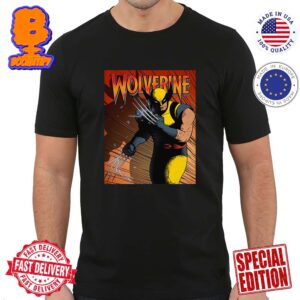 Poster Wolverine Promotional Art For X-Men 97 Classic T-Shirt