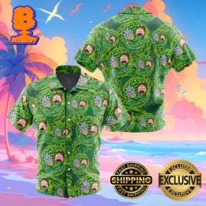 Rick And Morty Trippy Cosmic Rick Funny Summer Collections Hawaiian Shirt For Men And Women