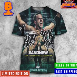 Roderick Strong An New AEW International Champion In AEW Revolution 2024 All Over Print Shirt