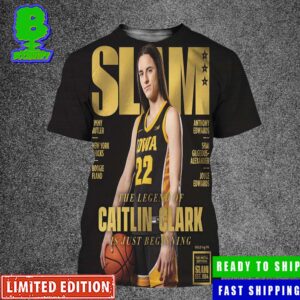 SLAM 249 The Legend Of Caitlin Clark Is Just Beginning The Metal Editons All Over Print Shirt