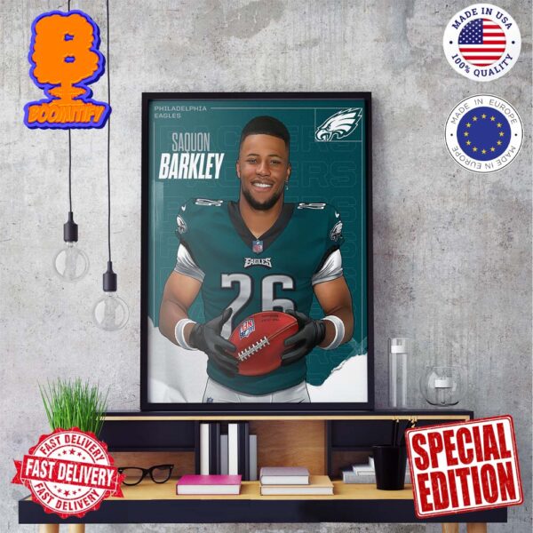 Saquon Barkley Agrees To Deal With Philadelphia Eagles Wall Decor Poster Canvas