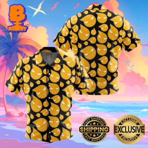 Soul Symbol Soul Eater Funny Summer Collections Hawaiian Shirt For Men And Women