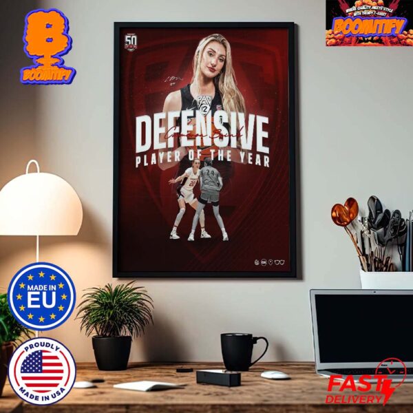 Stanford Cardinal Womens Basketball Congrats Cameron Brink Is The Pac 12 Defensive Player Of The Year Wall Decor Poster Canvas