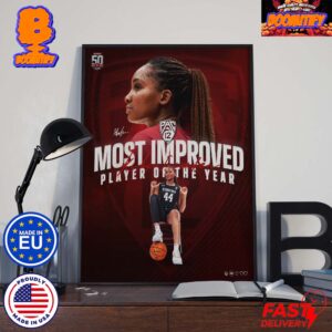 Stanford Cardinal Womens Basketball Congrats To Kiki Iriafen Is The Pac 12 Most Improved Player Of The Year Wall Decor Poster Canvas