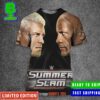 WWE Summer Slam 2024 Cleveland At Cleveland Browns Stadium Official Logo Floral Tropical Hawaiian Shirt