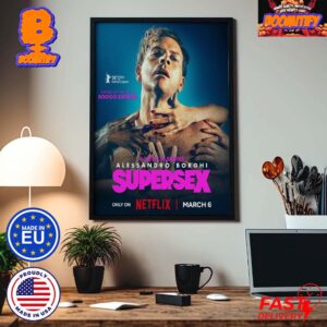 Supersex Starring Alesssandro Borghi Inspired By The Life Of Rocco Siffred Wall Decor Poster Canvas