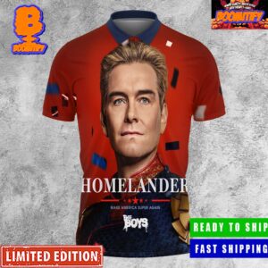 The Boys Season 4 Homelander Make America Super Again New Season On June 13 Poster Polo Shirt
