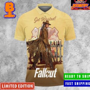 The Ghoul Get Wasted New Poster For The Fallout Series Premieres April 12 On Prime Video Polo Shirt
