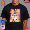 LeBron James Becomes The First Member Of The 40K Club Rare Air King James Classic T-Shirt