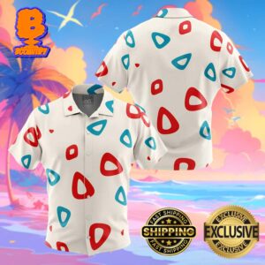 Togepi Pattern Pokemon Funny Summer Collections Hawaiian Shirt For Men And Women