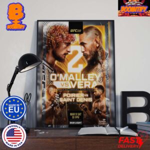 UFC 299 Miami Mar 9 Official Poster Canvas For Home Decor