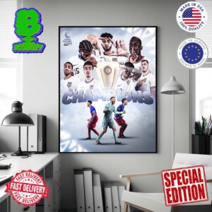 USMNT Concacaf Nations League Final 2024 Champions Home Decor Poster Canvas