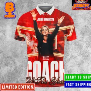 Undisputed Jennie Baranczyk Oklahoma Sooners Is The Big 12 Coach Of The Year Polo Shirt