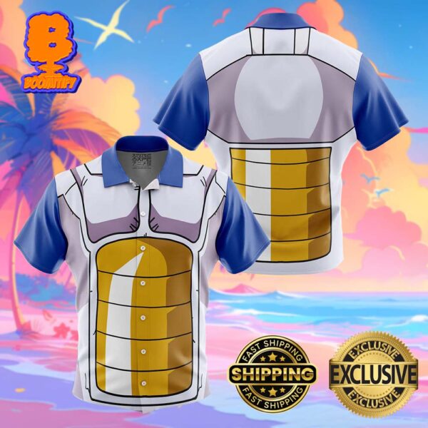 Vegeta Armor Dragon Ball Funny Summer Collections Hawaiian Shirt For Men And Women