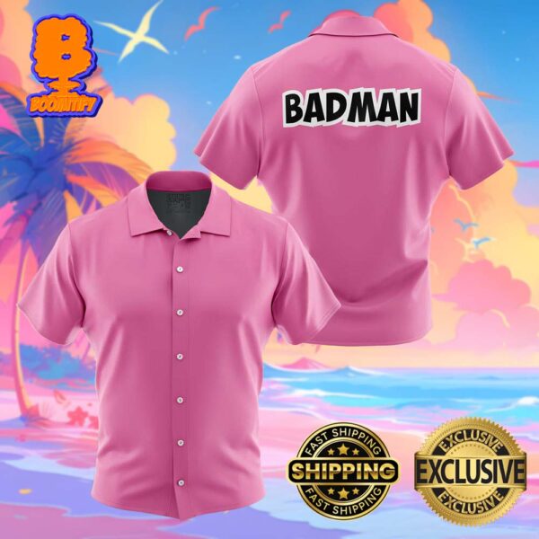 Vegeta Badman Pink Dragon Ball Z Funny Summer Collections Hawaiian Shirt For Men And Women