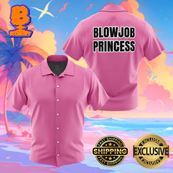 Vegeta Blowjob Princess Pink Dragon Ball Z Abridged Funny Summer Collections Hawaiian Shirt For Men And Women