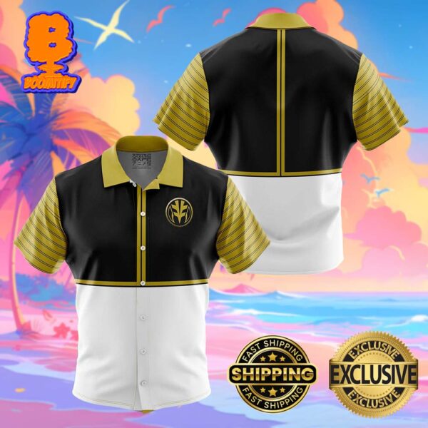 White Ranger Mighty Morphin Power Rangers Funny Summer Collections Hawaiian Shirt For Men And Women