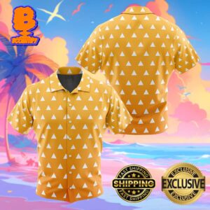 Zenitsu Agatsuma Demon Slayer Funny Summer Collections Hawaiian Shirt For Men And Women