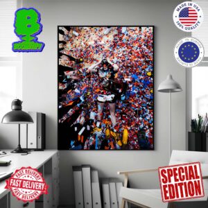 Caitlin Clark Going To The Final Four Celebrating After Defeated LSU Poster Wall Decor Poster Canvas