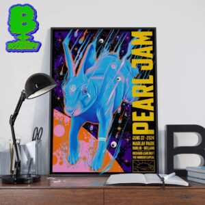 Pearl Jam Dark Matter World Tour 2024 Poster At Marlay Park In Dublin Ireland On June 22 2024 Richard Ashcroft The Murder Capital Art By Doaly Poster Canvas Home Decor